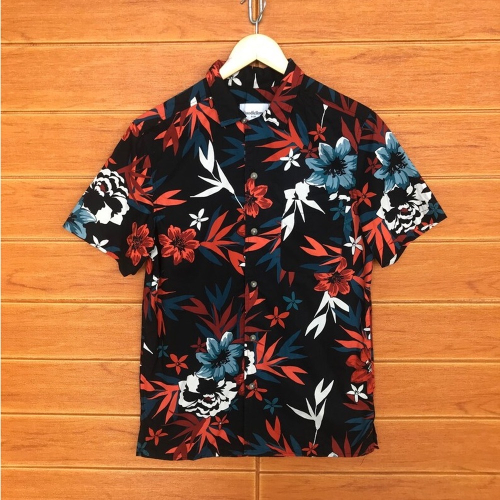 Goodfellow & Company Xavier Navy size
XXL Hawaiian shirt Slim Fit
